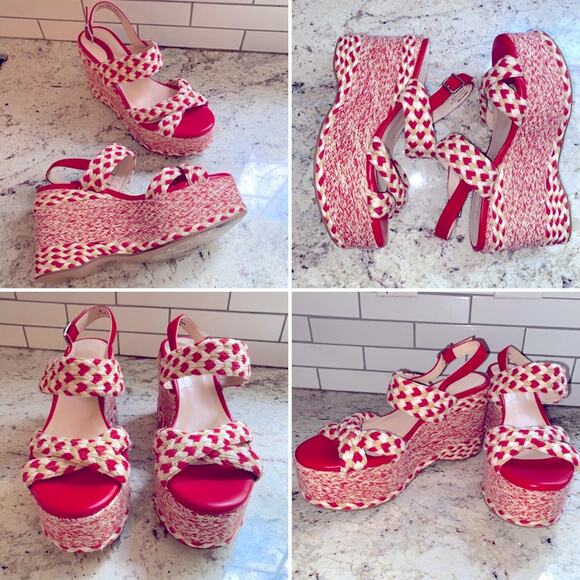 Free People Shoes - NWOT $178 Free People Dolce Platform Wedges EU 38 US 7.5 Made in Spain